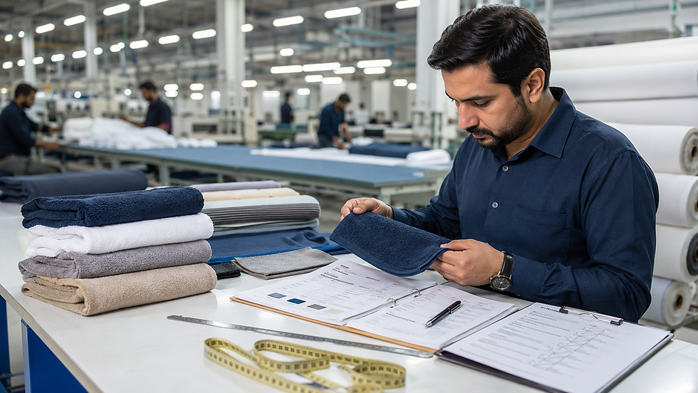 textile sample inspection