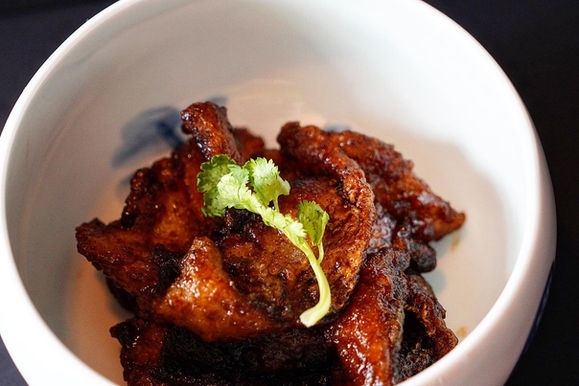 上海熏鱼 Smoked BBQ fish seabass filets, Shanghai Style
