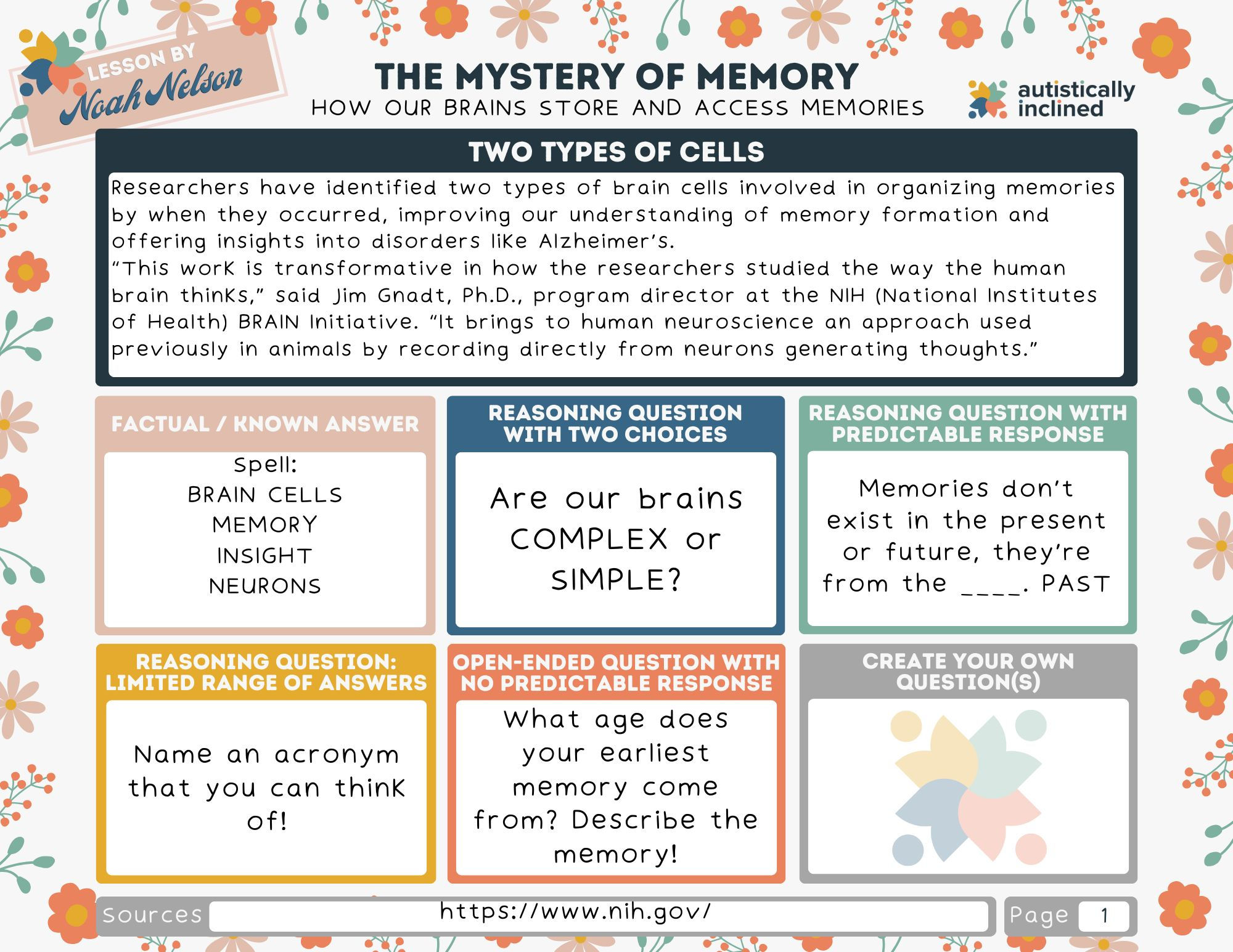 The Mystery of Memory