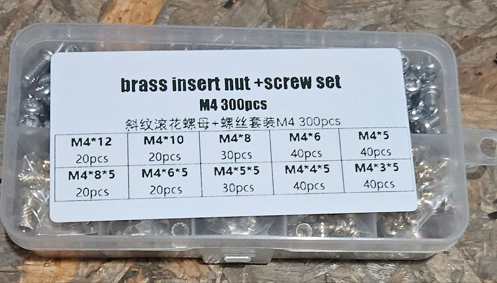 Gewinde - Einschmelzmuttern M4 300pcs