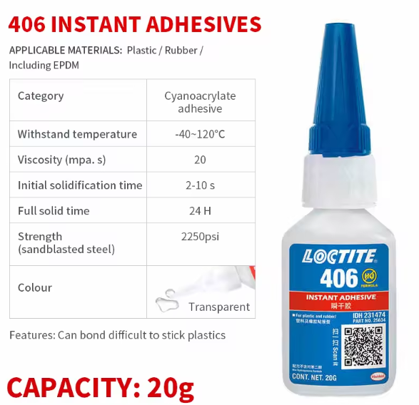 Sekundekleber Loctite 406