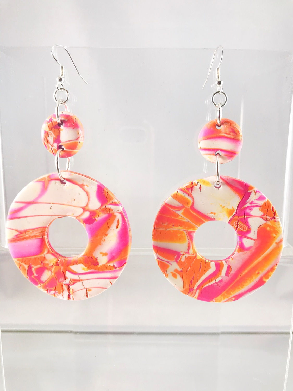 Polymer Clay Dangle Earrings