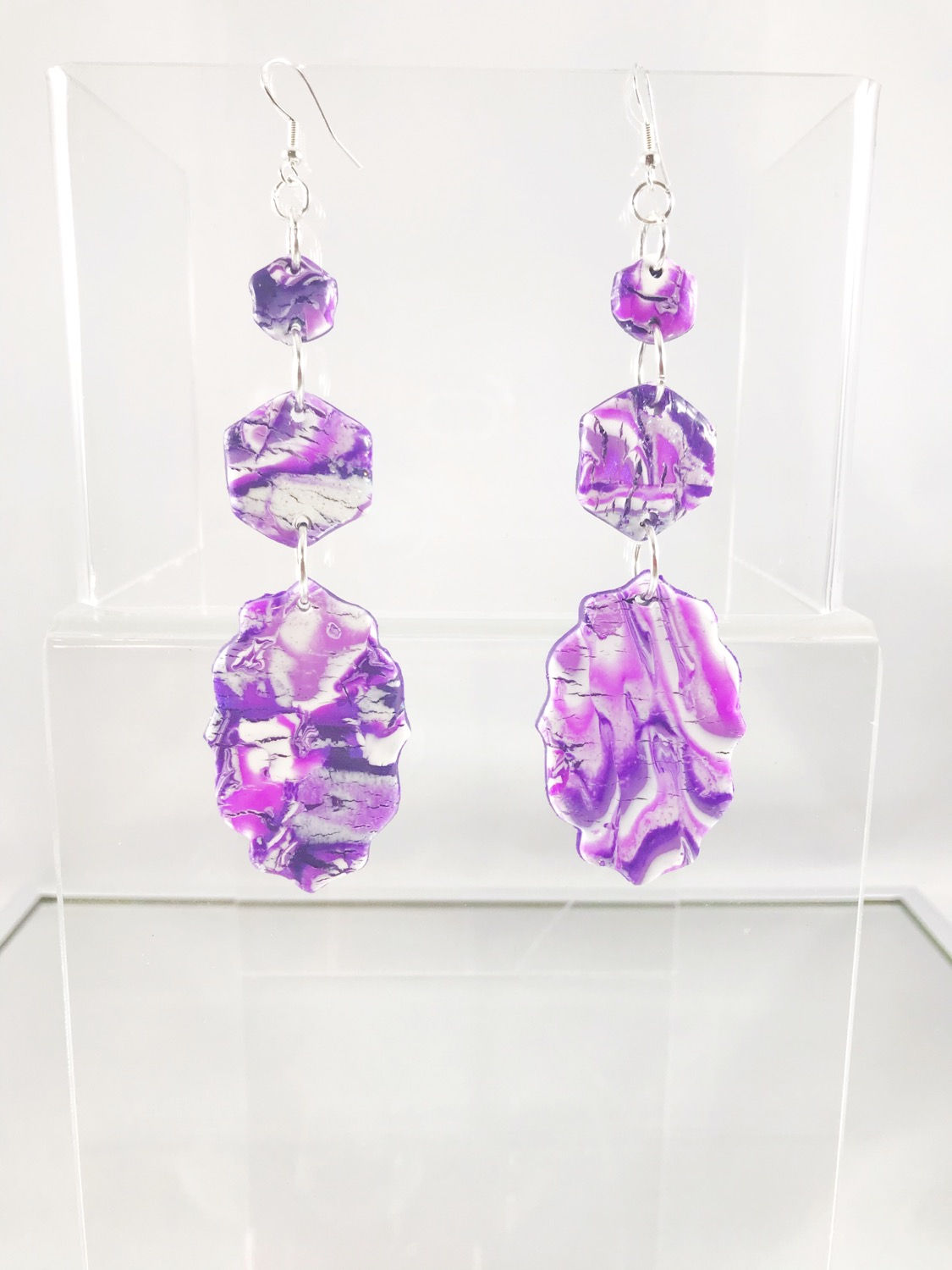 Polymer Clay Dangle Earrings
