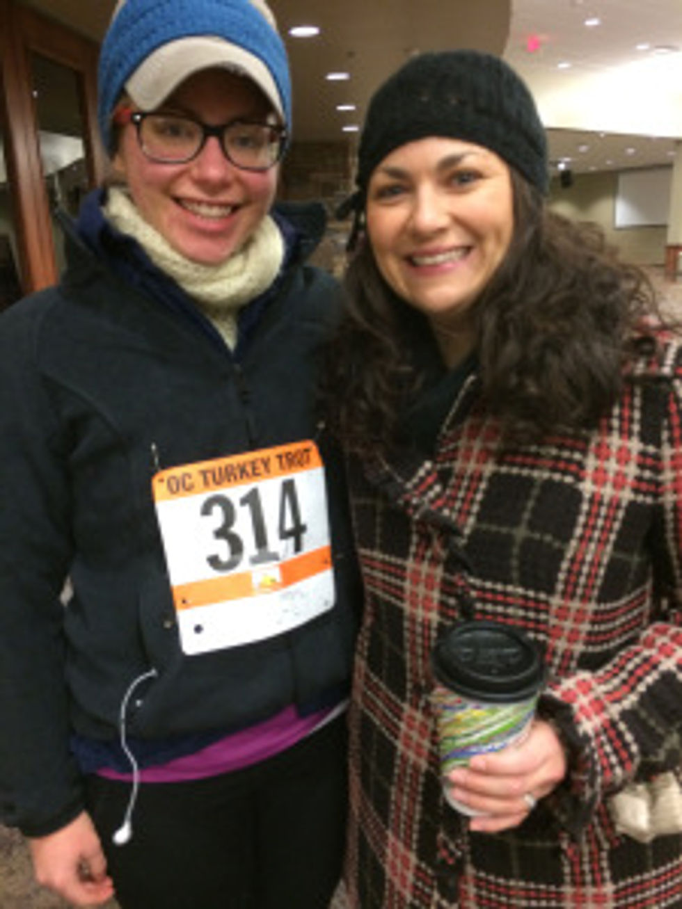 Charlotte (Direct Care Coordinator) and Becky (New Director) from the Bridge!