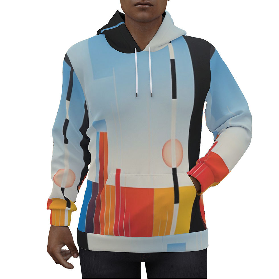 Eco-friendly All-Over Print Unisex Pullover Hoodie