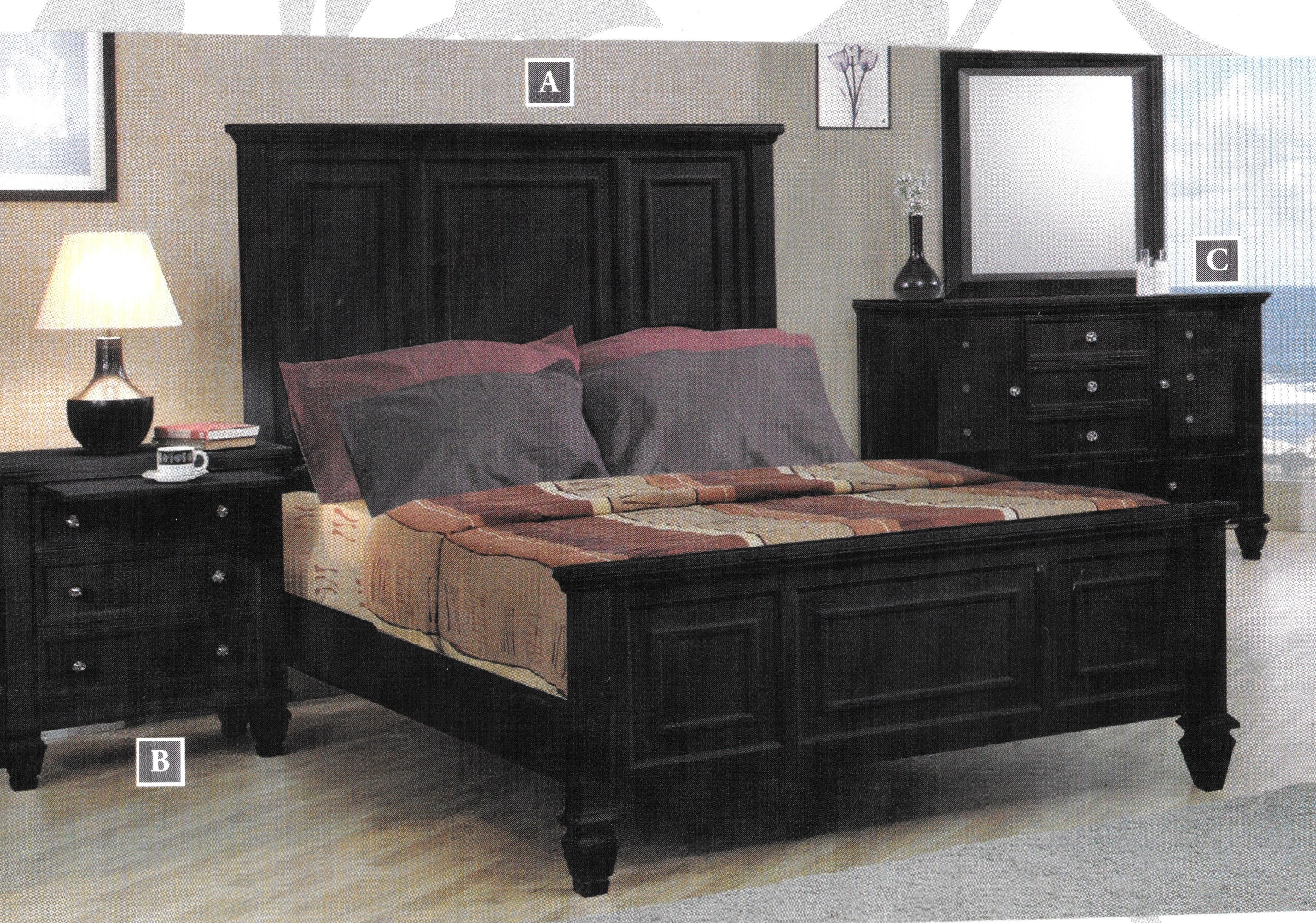 California King Panel Bed