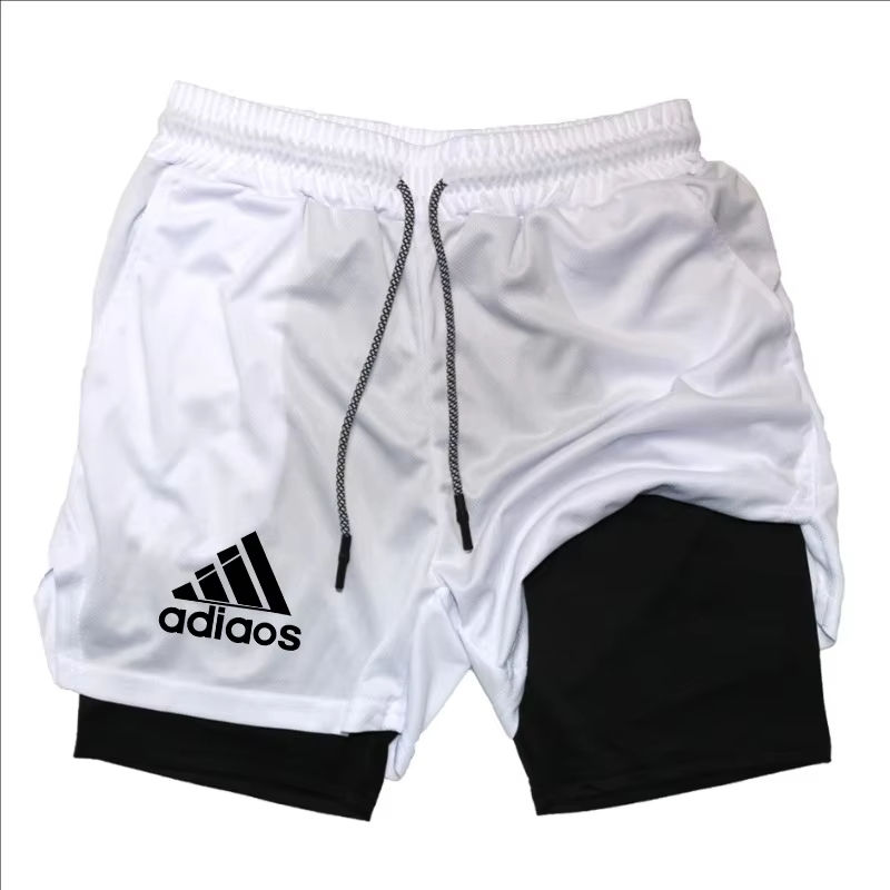 Miniatura: Short Masculino de Compressão 2 em 1 – Performance Máxima para Treino e Corrida