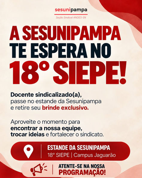 A Sesunipampa te espera no 18° SIEPE!