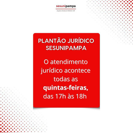 Plantão Jurídico Sesunipampa