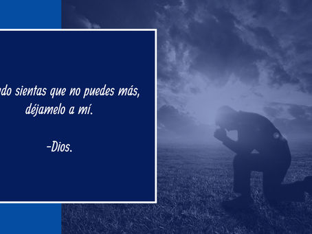 Él es nuestra fuerza, solo confía!