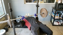 Matt lifting weights