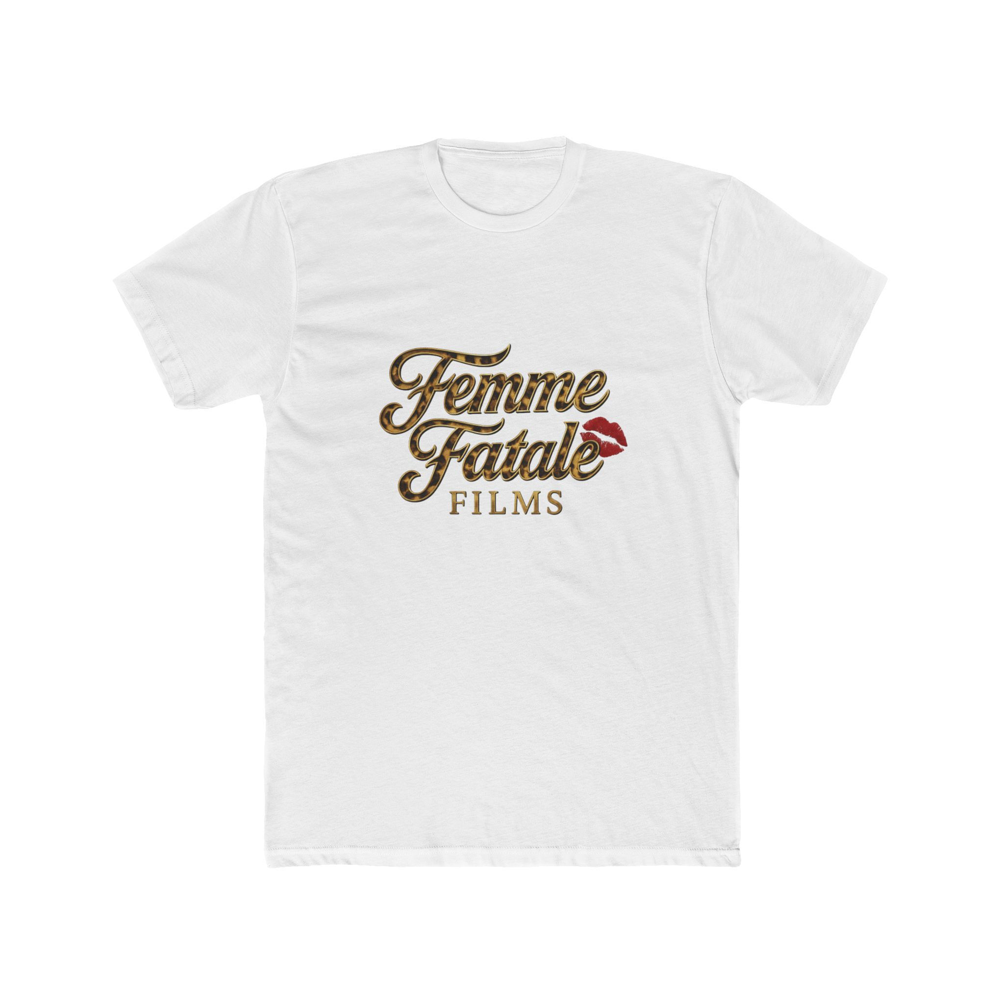 Femme Fatale Films T-Shirt | Script Logo with Lip Print