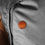 Thumbnail: City of Hearts Round Pin – Orange Sunset LA Skyline Button