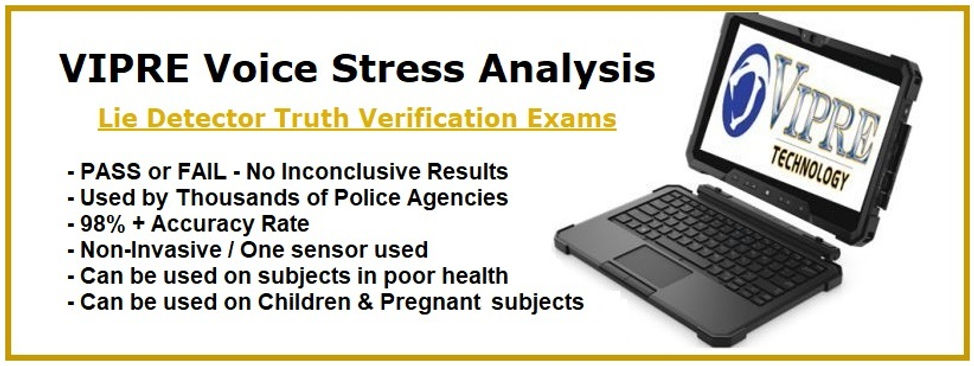 Daytona Beach Lie Detector Tests, Voice Stress Analysis, Volusia County, Flagler County