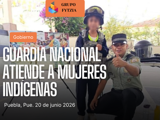 Guardia Nacional acerca servicios y atención integral a mujeres indígenas en Tehuacán