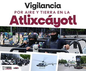 Vigilancia por aire y tierra se mantiene de forma permanente en la Vía Atlixcáyotl