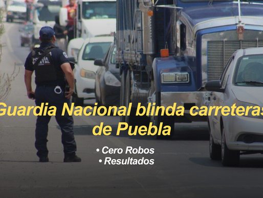 Operativo "Cero Robos" de la Guardia Nacional suma más de mil vehículos recuperados en Puebla
