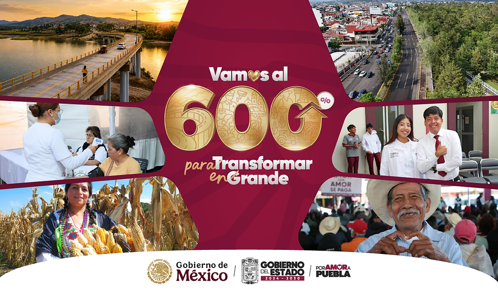 Armenta presentará informe de 600 días el 6 de agosto: Puebla entre las 10 entidades con mayor crecimiento del país
