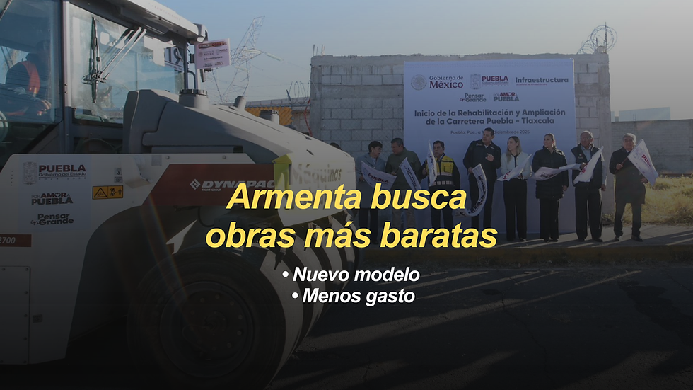Armenta propone modelo para hacer obras más baratas en municipios
