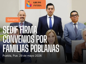 SEDIF firma convenios para fortalecer asistencia social y formación profesional en Puebla