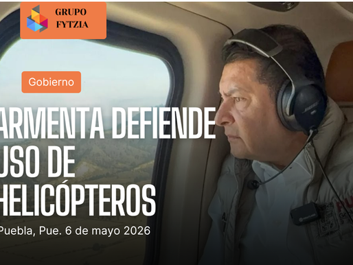 Armenta defiende uso de helicópteros: 90% de vuelos son para emergencias