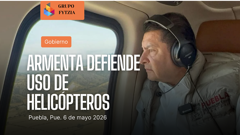Armenta defiende uso de helicópteros: 90% de vuelos son para emergencias