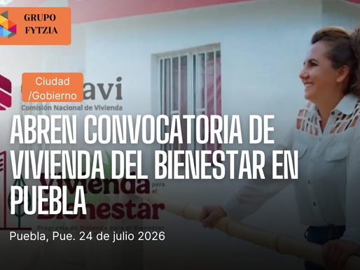 Abren convocatoria de Vivienda del Bienestar en 10 municipios de Puebla para quienes no tienen acceso a Infonavit ni Fovissste