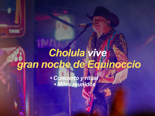 Tonantzin Fernández impulsa jornada masiva del Equinoccio 2026 en Cholula