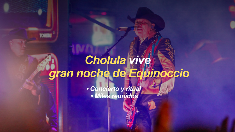 Tonantzin Fernández impulsa jornada masiva del Equinoccio 2026 en Cholula
