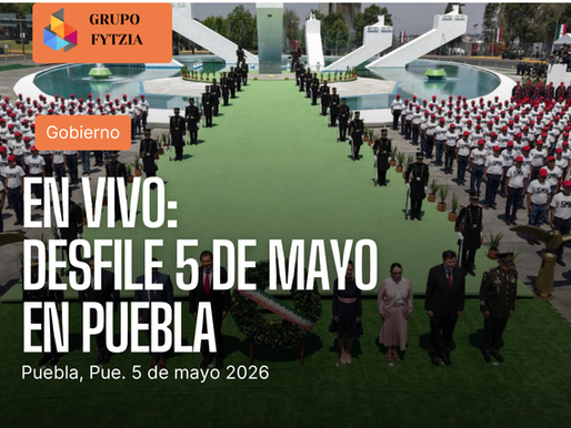 EN VIVO: Sheinbaum y Armenta encabezan desfile del 5 de Mayo en Puebla