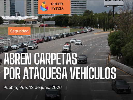 FGE abre investigaciones por ataques en la Vía Atlixcáyotl