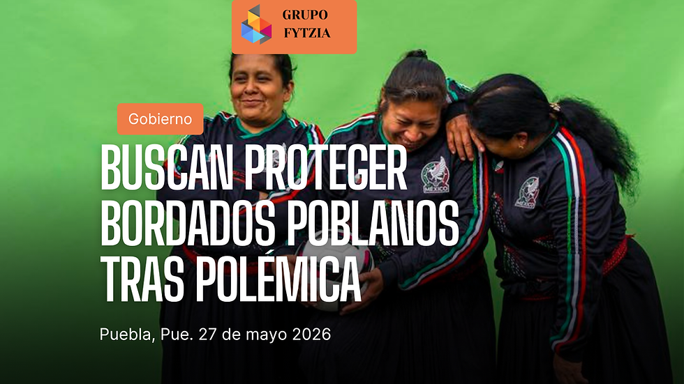 Puebla busca blindar trabajo artesanal tras polémica por jersey de México