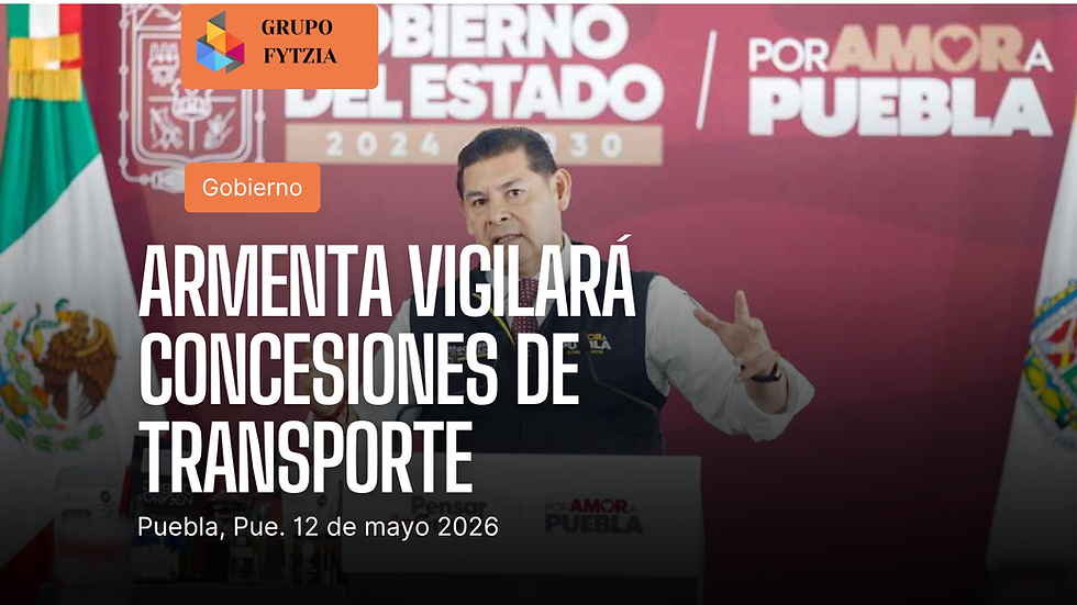 Armenta crea Consejo Interinstitucional para transparentar concesiones del transporte público
