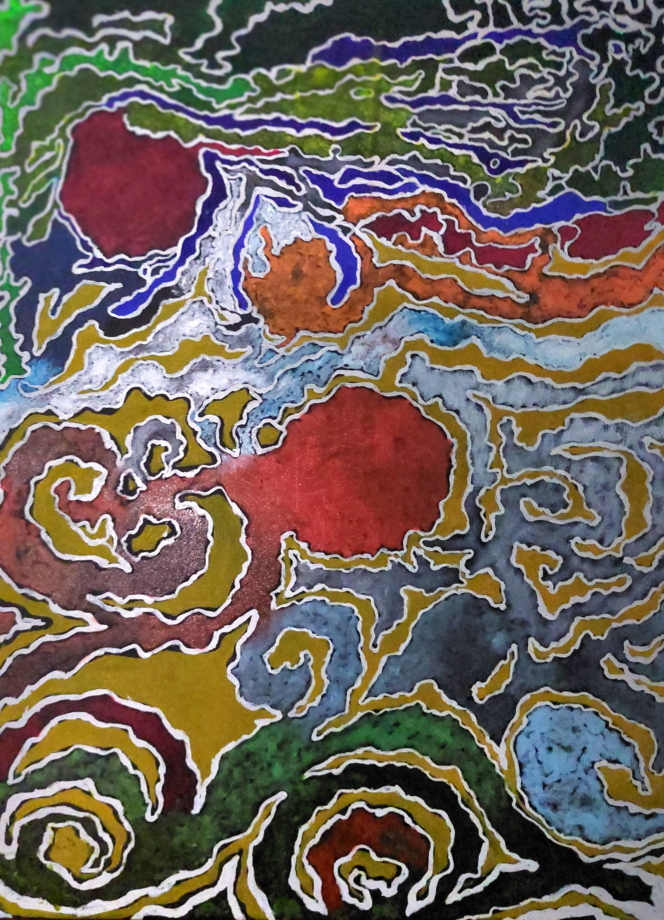 Invasion of colors and lines II - Julianna by Julianna