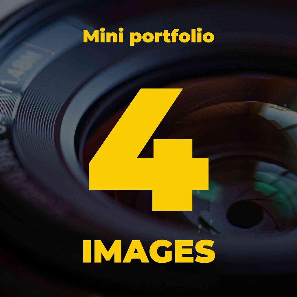 Mini portfolio out of 4 images, photography contest, photo lens, SORS gallery