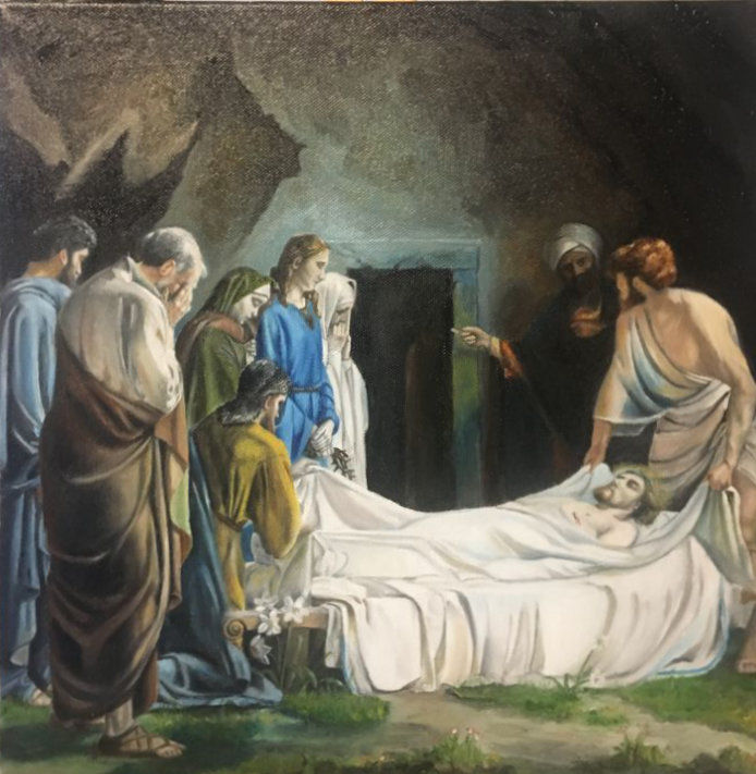 Carl Heinrich Bloch - The Burial of Christ