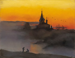 The Misty Sunset