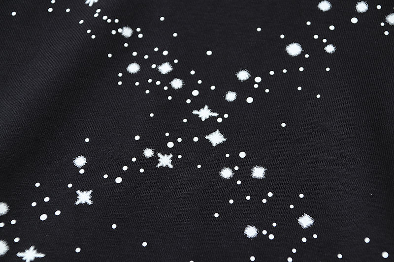 Thumbnail: Off White Bling Stars Black Hoodie