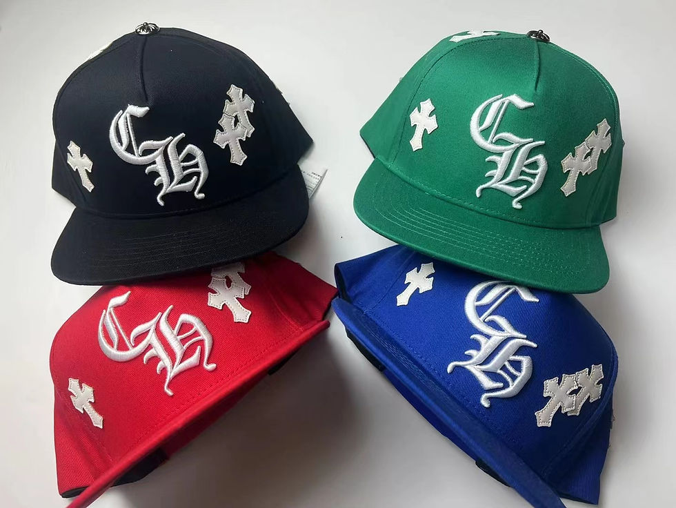 Chrome Hearts Cross Patch Baseball Cap