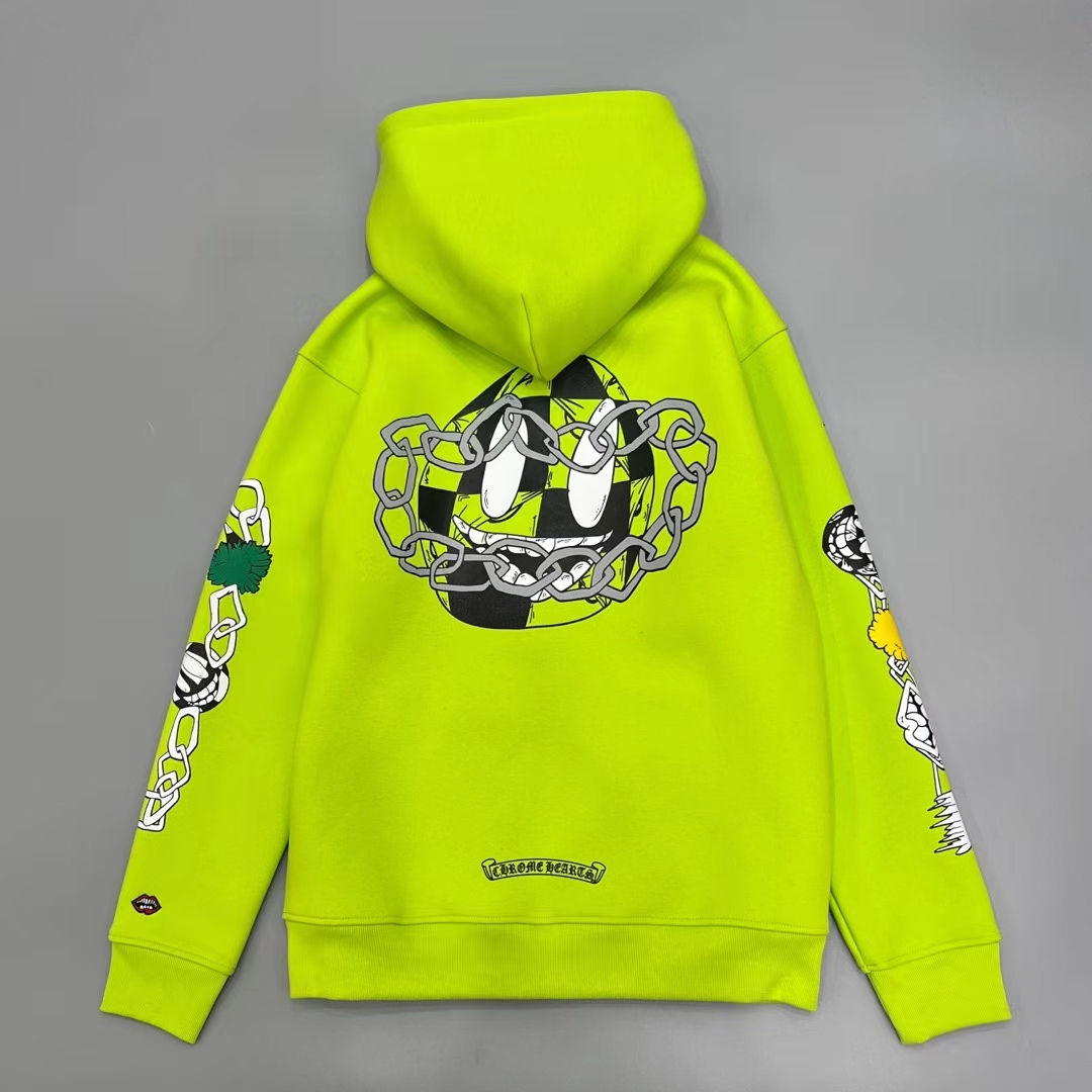 Chrome Hearts x Matty Boy LINK Green Hoodie