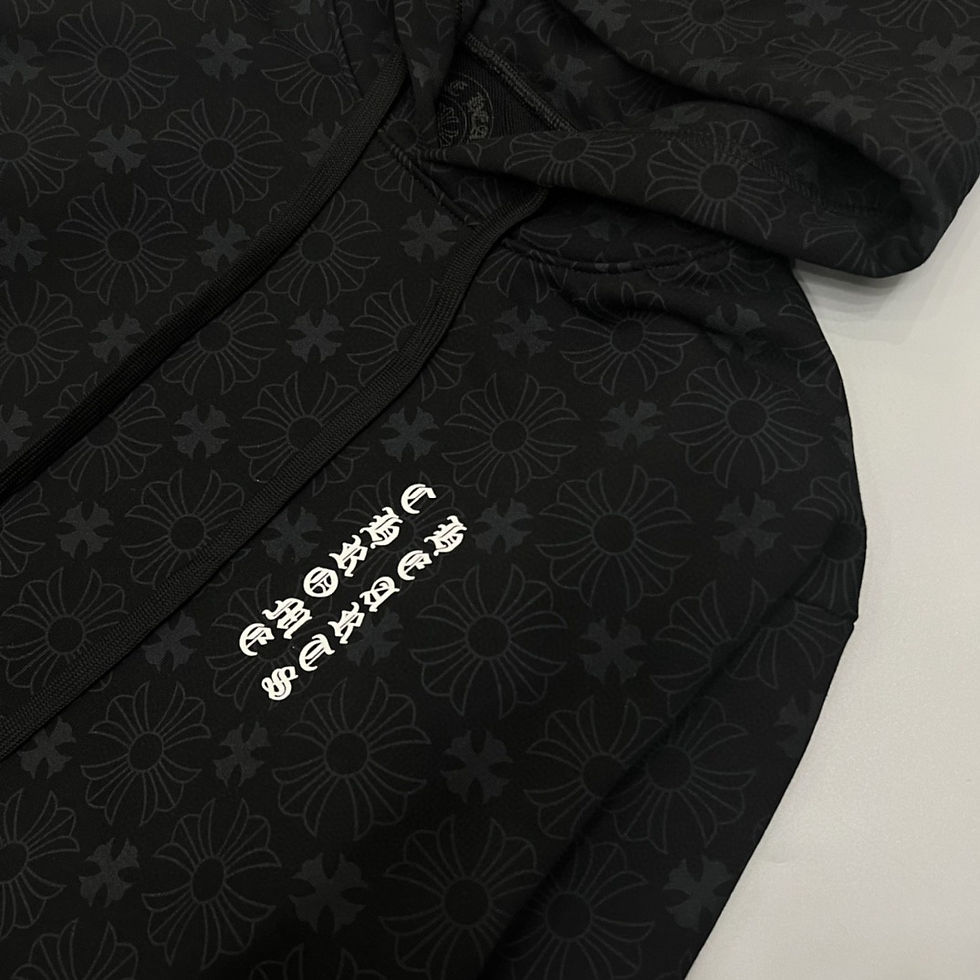 Thumbnail: Chrome Hearts Monogram Black Pullover Hoodie
