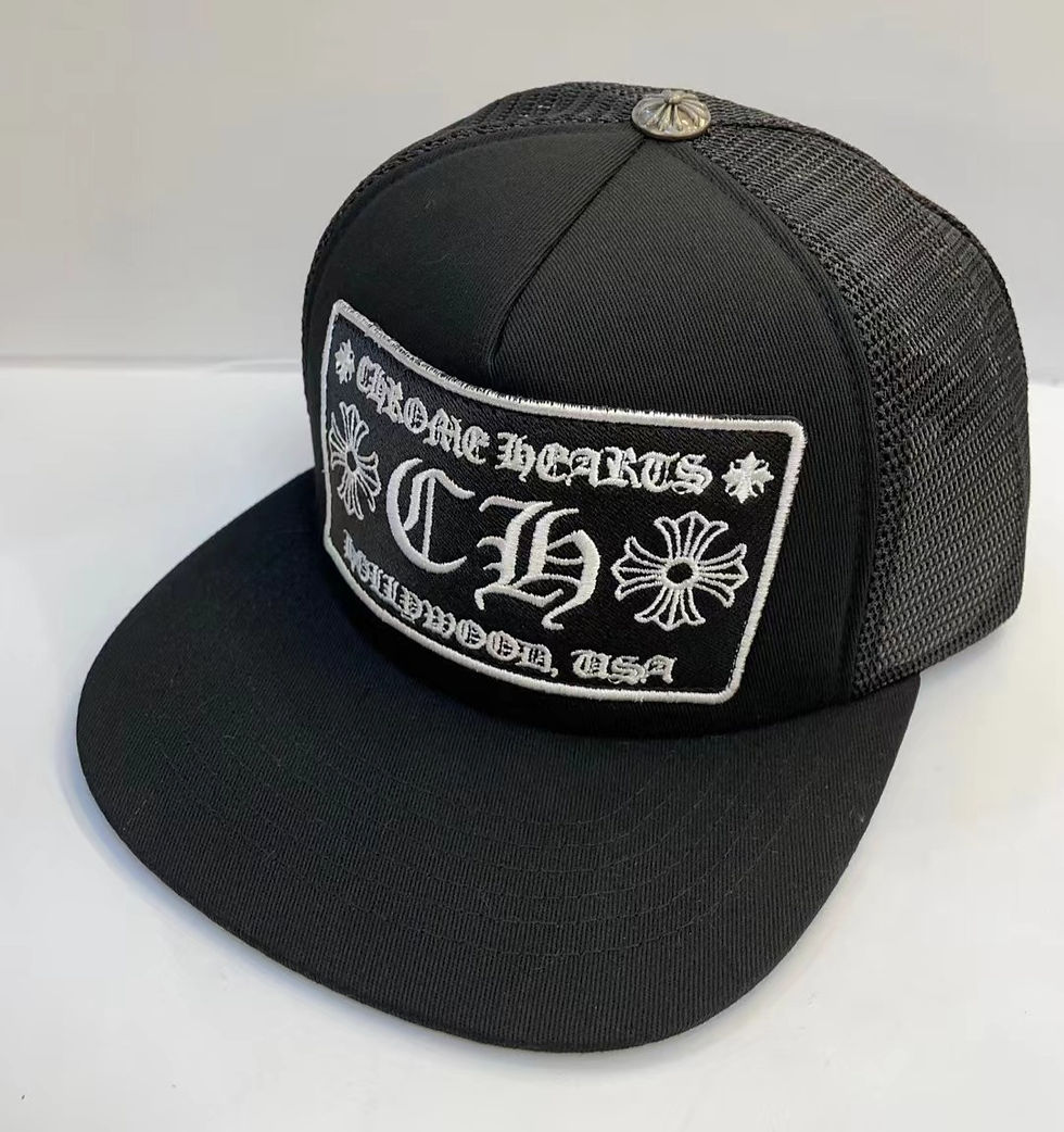 Chrome Hearts Classic CH Logo Trucker Hat | chrome hearts reps
