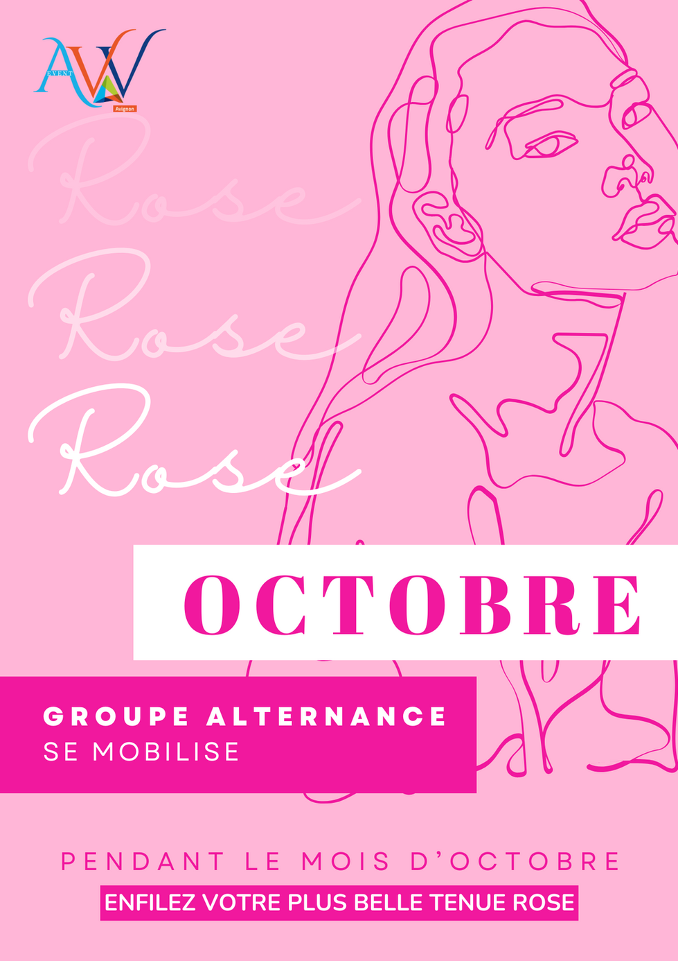 AFFICHE OCTOBRE ROSE