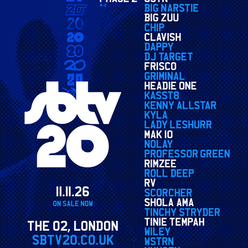 SBTV announces second wave of artists for 20th anniversary celebration at The O2!