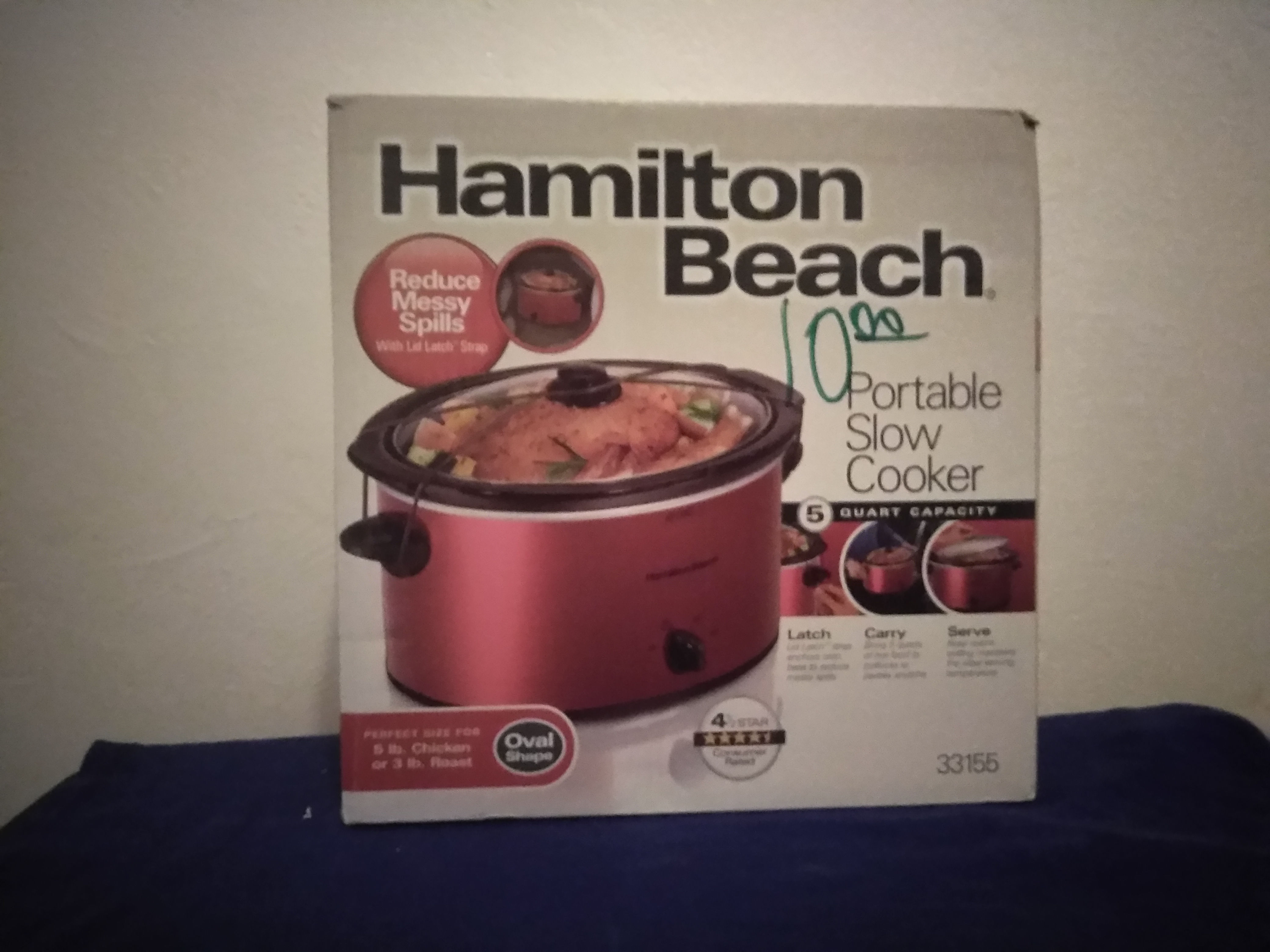 PORTABLE SLOW COOKER/OLLA DE COCIMIENTO LENTO PORTATIL