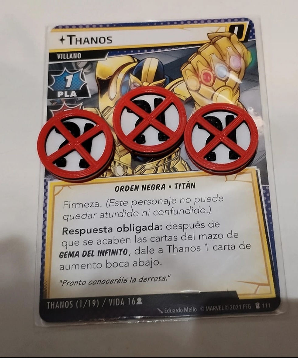 3x token Firmeza pack Steady MArvel Champions Lcg