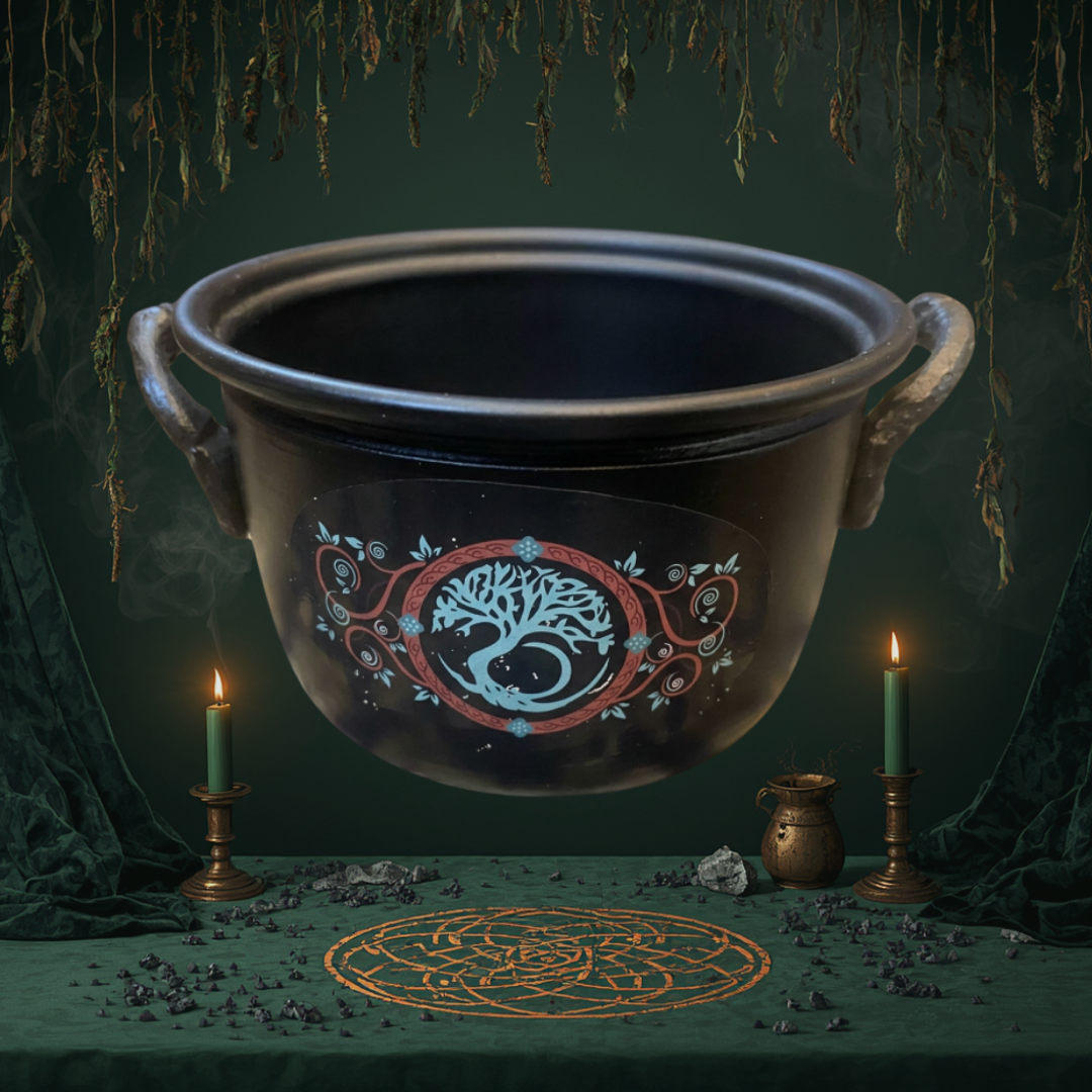 Tree of Life Metal Cauldron – Closeout