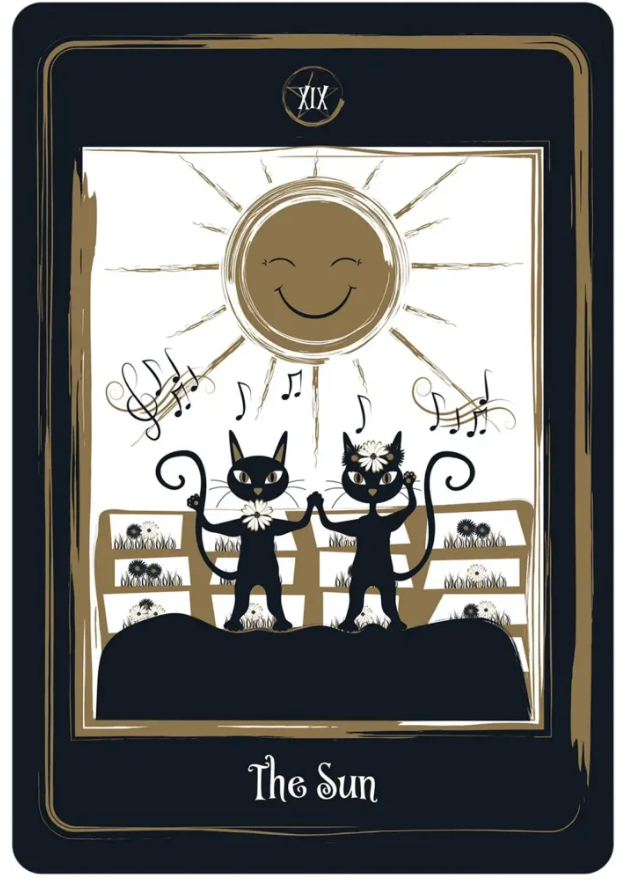 Thumbnail: Golden Black Cat Tarot