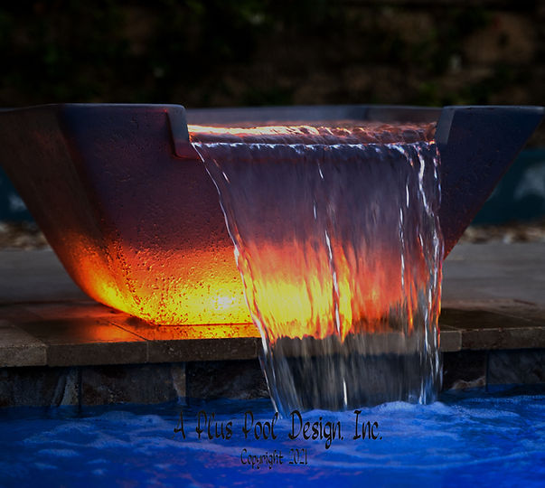 A Plus Pool Design Inc pool project