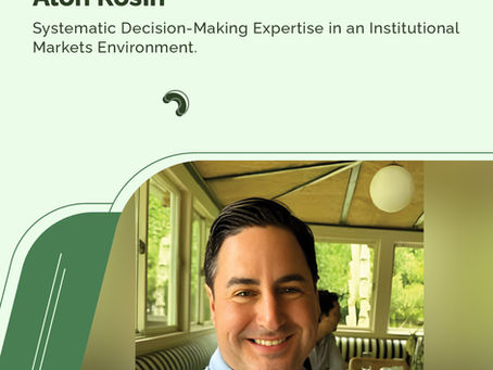 Alon Rosin: Building Expertise Across Markets and Investments